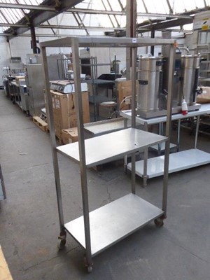 Lot 5 - 90cm Stainless steel three tier stand