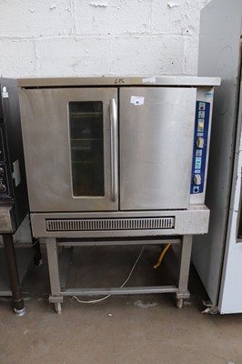 Lot 28 - 100cm LPG two door oven on stand