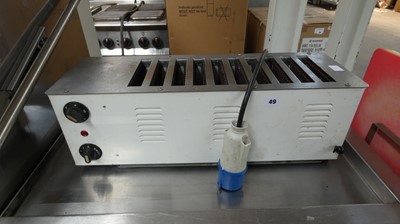 Lot 49 - 64cm 10 Slice commercial toaster