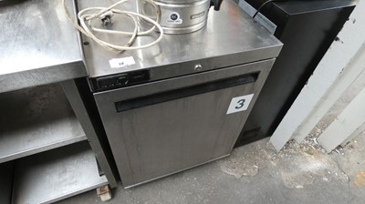 Lot 76 - 60cm Williams under counter single door fridge