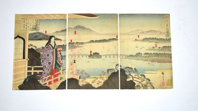 Lot 378 - Utagawa Hiroshige III (1843-1894), the...