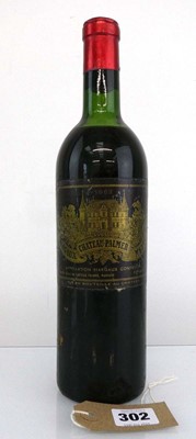 Lot 302 - A bottle of Chateau Palmer 1962 Margaux,...