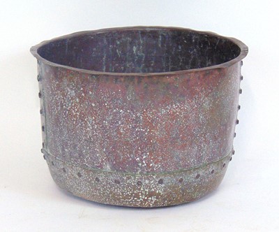 Lot 41 - A 19th century copper verdigris planter or...