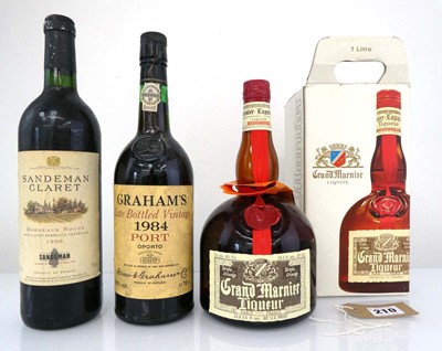 Lot 210 - 3 bottles, 1x Graham's Late Bottled Vintage...