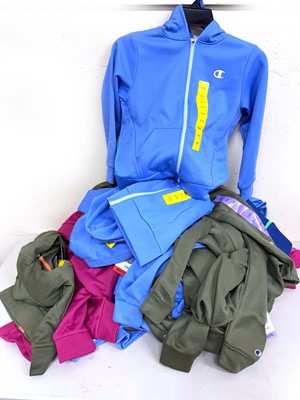 Lot Approx 20x kids Champion Elite full zip tops,...