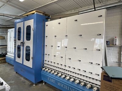 Lot 1 - Care Machinery model VW1600 vertical glass...