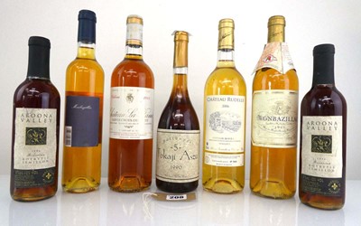 Lot 208 - 7 various bottles of Dessert Wines, 1x 1990...