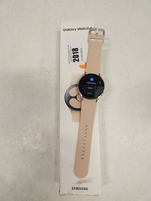 Lot 2018 - Samsung Galaxy Watch4 Pink Gold with box