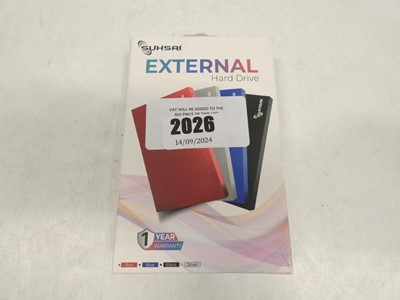 Lot 2026 - Suhsai 1TB portable HD