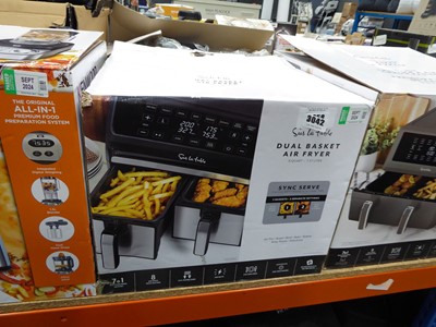 Lot 3042 - Dual basket air fryer