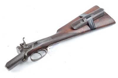 Lot 1655 - (S2) The stock, action and forend of a 12 bore...