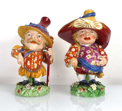 Lot 312 - A pair of Royal Worcester Mansion House Dwarf...