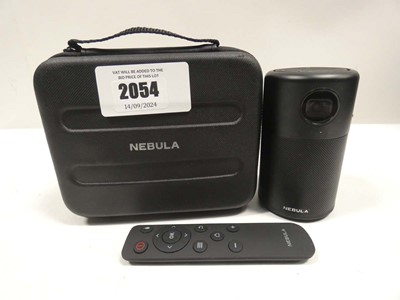 Lot 2054 - Anker Nebula Capsule portable projector with...