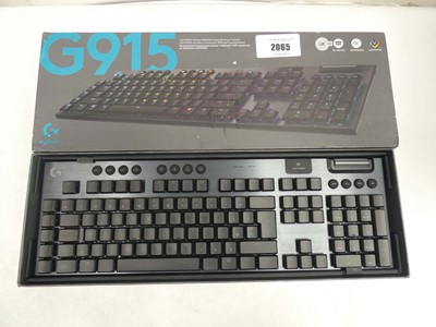 Lot 2065 - Logitech G915 RGB mechanical gaming keyboard