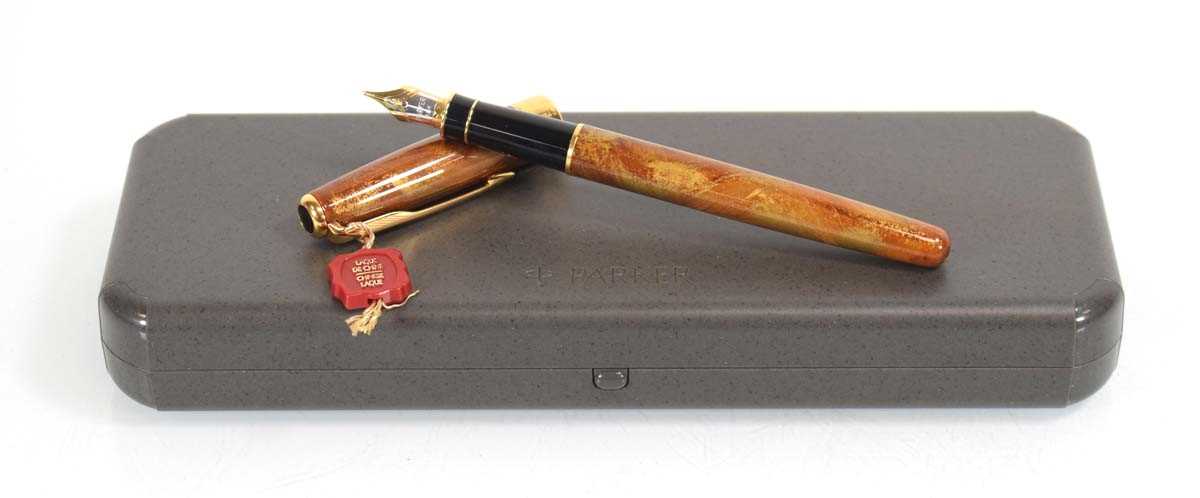 Lot 105 - A Parker 'Sonnet Laque de Chine' fountain pen...