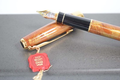 Lot 105 - A Parker 'Sonnet Laque de Chine' fountain pen...