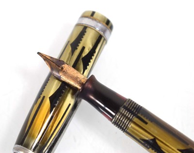 Lot 124 - A Parker Canada 9 fountain pen with a 14ct...