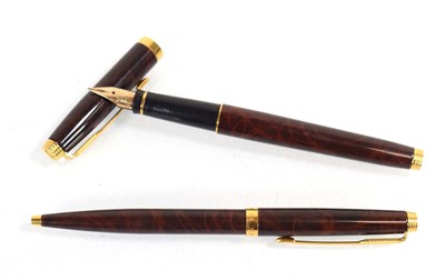 Lot 127 - A Parker fountain pen with a 14ct gold nib and...