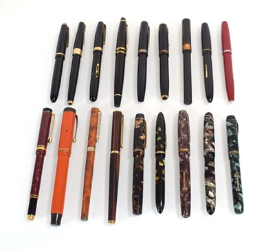 Lot 131 - A group of various fountain pens including...