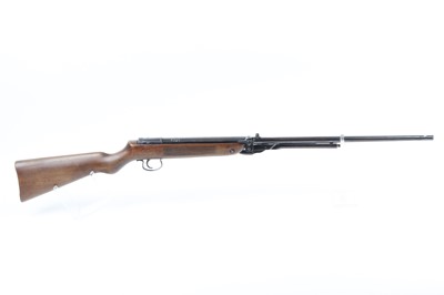 Lot 103 - .22 Webley Mark 3 underlever air rifle, tap...