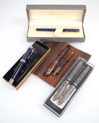 Lot 132 - A boxed Messenger fountain pen together with a...