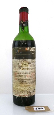 Lot 309 - A bottle of 1971 Chateau Mouton Rothschild...