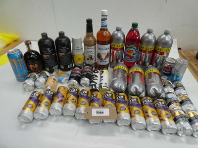 Lot 6032 - Energy drinks, Sentia Black, coffee syrups,...