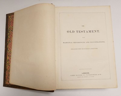 Lot 240 - The Holy Bible containing the Old and New...