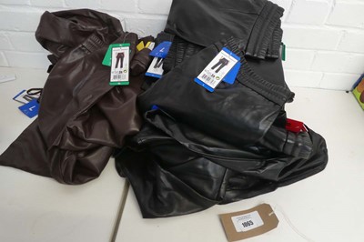 Lot 1065 - Approx. 20 pairs of ladies faux leather...