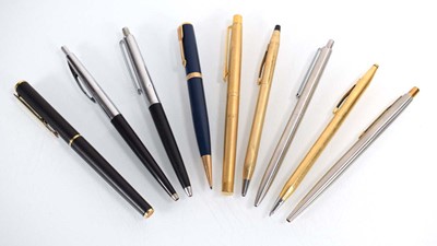 Lot 137 - A group of pens by Paper Mate, Cross, Sheaffer...