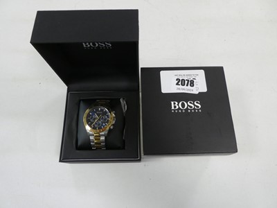 Lot 2078 - Hugo Boss HB 375.1.34 wristwatch with box