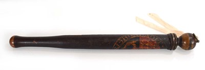 Lot 86 - A George III police constable's truncheon,...