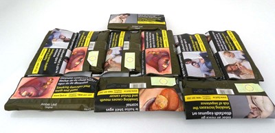 Lot 523 - 10 pouches of 50gm Amber Leaf Original hand...