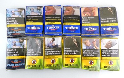 Lot 528 - 12 pouches of hand rolling tobacco, 3x Turner...