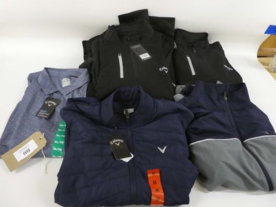 Lot 1113 - Approx. 10 Callaway quarter zip jumpers,...