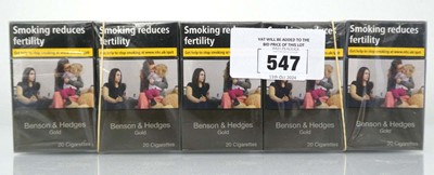 Lot 547 - 2 Cartons of 10 packs of 20 Benson & Hedges...