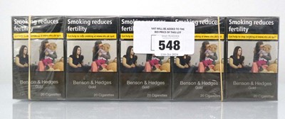 Lot 548 - 2 Cartons of 10 packs of 20 Benson & Hedges...