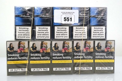 Lot 551 - 2 Cartons of 10 packs of 20 cigarettes, 1x...