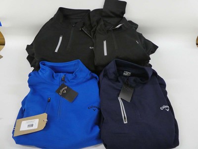 Lot 1119 - Approx. 10 Callaway quarter zip jumpers.