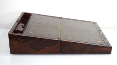 Lot 78 - A 19th century rosewood and mother-of-pearl...