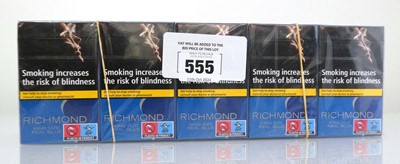 Lot 555 - 2 Cartons of 10 packs of 20 Richmond King Size...