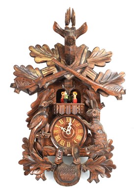 Lot 74 - A Bavarian cuckoo clock, the Anton Schneider...