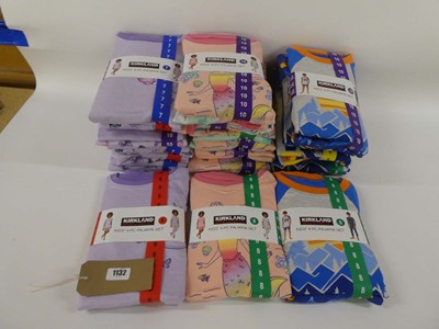 Lot 1132 - Approx. 20 kids Kirkland 4 piece pyjama sets