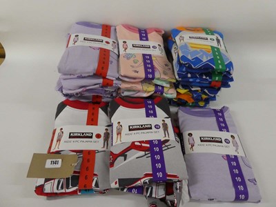 Lot 1141 - Approx. 20 kids Kirkland 4 piece pyjama sets