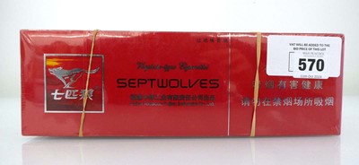 Lot 570 - 3 Cartons of 10 packs of 20 Septwolves...