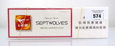 Lot 574 - 4 Cartons of 10 packs of 20 Septwolves...