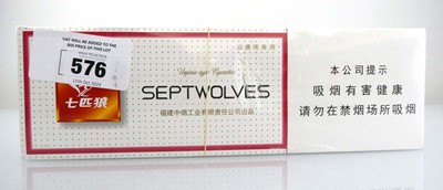 Lot 576 - 4 Cartons of 10 packs of 20 Septwolves...