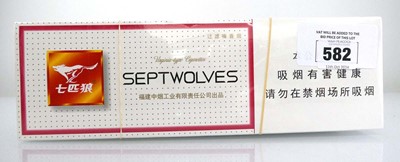 Lot 582 - 4 Cartons of 10 packs of 20 Septwolves...