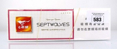 Lot 583 - 4 Cartons of 10 packs of 20 Septwolves...