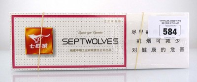 Lot 584 - 4 Cartons of 10 packs of 20 Septwolves...